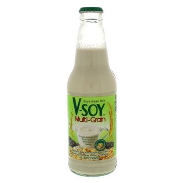V-Soy Soya Milk 300 Ml Multy Grain, 24 Pieces Per Carton